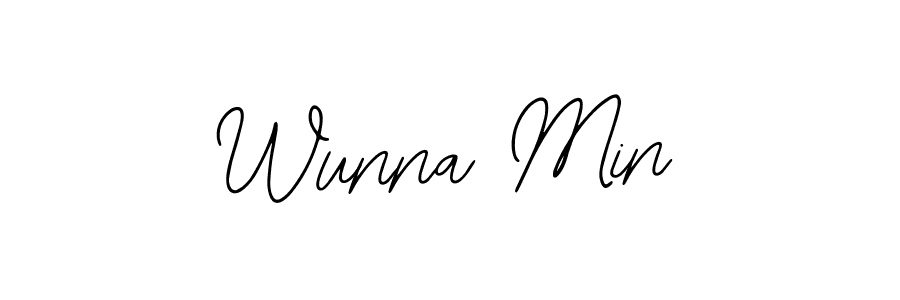 Create a beautiful signature design for name Wunna Min. With this signature (Bearetta-2O07w) fonts, you can make a handwritten signature for free. Wunna Min signature style 12 images and pictures png