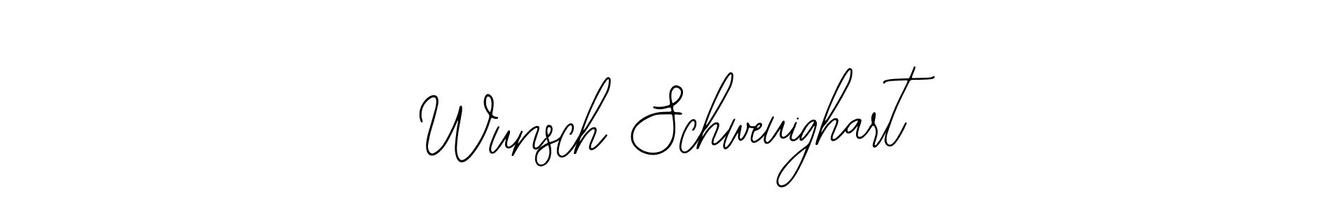 if you are searching for the best signature style for your name Wunsch Schweuighart. so please give up your signature search. here we have designed multiple signature styles  using Bearetta-2O07w. Wunsch Schweuighart signature style 12 images and pictures png