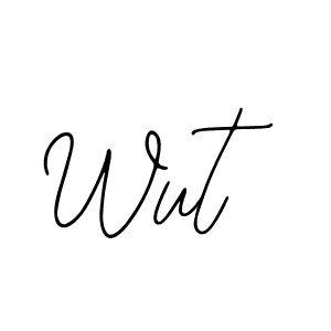 Similarly Bearetta-2O07w is the best handwritten signature design. Signature creator online .You can use it as an online autograph creator for name Wut. Wut signature style 12 images and pictures png
