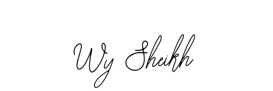 This is the best signature style for the Wy Sheikh name. Also you like these signature font (Bearetta-2O07w). Mix name signature. Wy Sheikh signature style 12 images and pictures png
