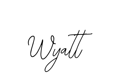 Best and Professional Signature Style for Wyatt. Bearetta-2O07w Best Signature Style Collection. Wyatt signature style 12 images and pictures png