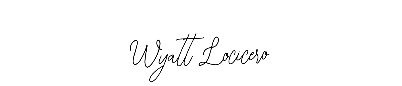 Make a beautiful signature design for name Wyatt Locicero. With this signature (Bearetta-2O07w) style, you can create a handwritten signature for free. Wyatt Locicero signature style 12 images and pictures png