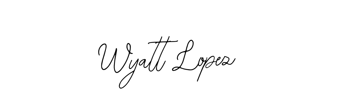 See photos of Wyatt Lopez official signature by Spectra . Check more albums & portfolios. Read reviews & check more about Bearetta-2O07w font. Wyatt Lopez signature style 12 images and pictures png