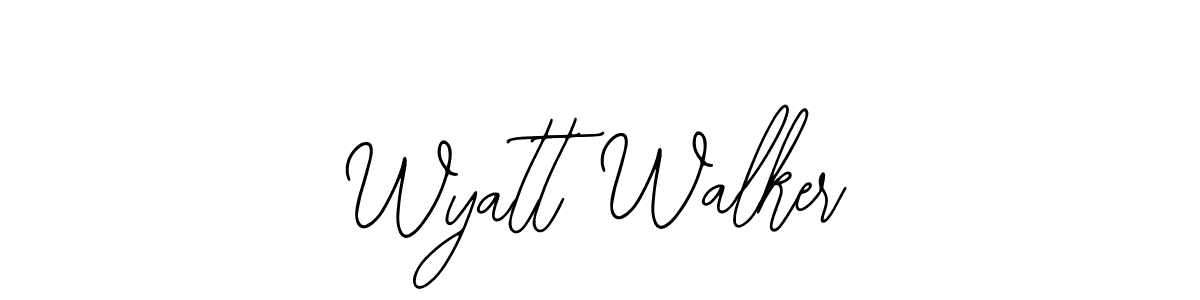 if you are searching for the best signature style for your name Wyatt Walker. so please give up your signature search. here we have designed multiple signature styles  using Bearetta-2O07w. Wyatt Walker signature style 12 images and pictures png