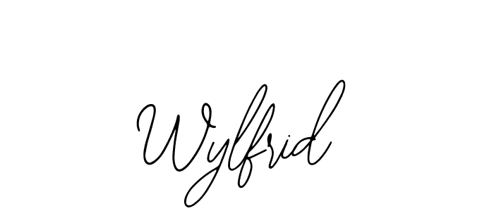 Bearetta-2O07w is a professional signature style that is perfect for those who want to add a touch of class to their signature. It is also a great choice for those who want to make their signature more unique. Get Wylfrid name to fancy signature for free. Wylfrid signature style 12 images and pictures png