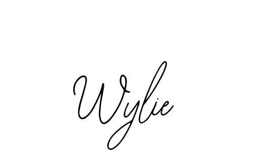 Design your own signature with our free online signature maker. With this signature software, you can create a handwritten (Bearetta-2O07w) signature for name Wylie. Wylie signature style 12 images and pictures png