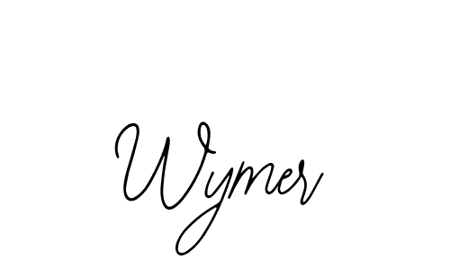 How to make Wymer name signature. Use Bearetta-2O07w style for creating short signs online. This is the latest handwritten sign. Wymer signature style 12 images and pictures png