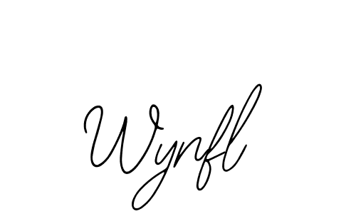 Wynfl stylish signature style. Best Handwritten Sign (Bearetta-2O07w) for my name. Handwritten Signature Collection Ideas for my name Wynfl. Wynfl signature style 12 images and pictures png