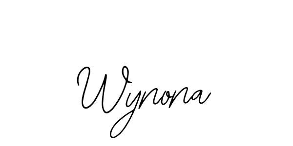 How to make Wynona signature? Bearetta-2O07w is a professional autograph style. Create handwritten signature for Wynona name. Wynona signature style 12 images and pictures png