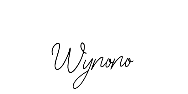 Bearetta-2O07w is a professional signature style that is perfect for those who want to add a touch of class to their signature. It is also a great choice for those who want to make their signature more unique. Get Wynono name to fancy signature for free. Wynono signature style 12 images and pictures png