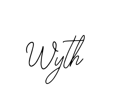 Design your own signature with our free online signature maker. With this signature software, you can create a handwritten (Bearetta-2O07w) signature for name Wyth. Wyth signature style 12 images and pictures png