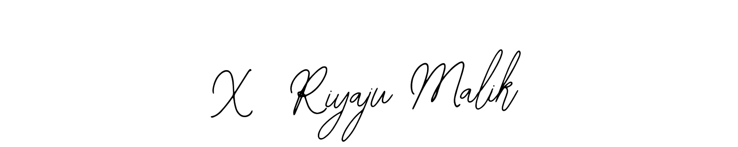 Also we have X  Riyaju Malik name is the best signature style. Create professional handwritten signature collection using Bearetta-2O07w autograph style. X  Riyaju Malik signature style 12 images and pictures png