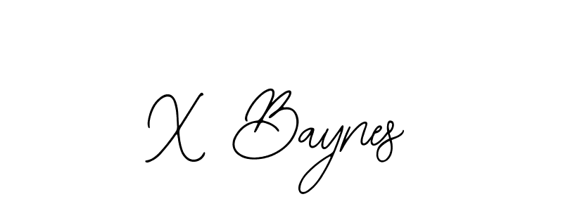 Also You can easily find your signature by using the search form. We will create X Baynes name handwritten signature images for you free of cost using Bearetta-2O07w sign style. X Baynes signature style 12 images and pictures png