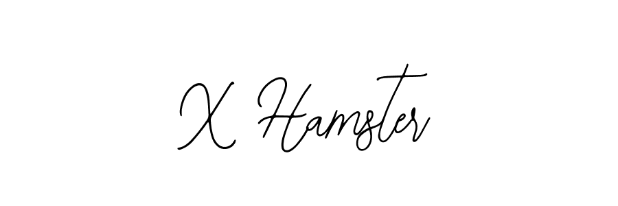 How to make X Hamster name signature. Use Bearetta-2O07w style for creating short signs online. This is the latest handwritten sign. X Hamster signature style 12 images and pictures png