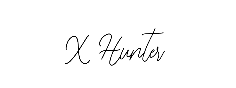 Also You can easily find your signature by using the search form. We will create X Hunter name handwritten signature images for you free of cost using Bearetta-2O07w sign style. X Hunter signature style 12 images and pictures png