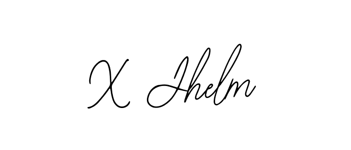 Best and Professional Signature Style for X Jhelm. Bearetta-2O07w Best Signature Style Collection. X Jhelm signature style 12 images and pictures png