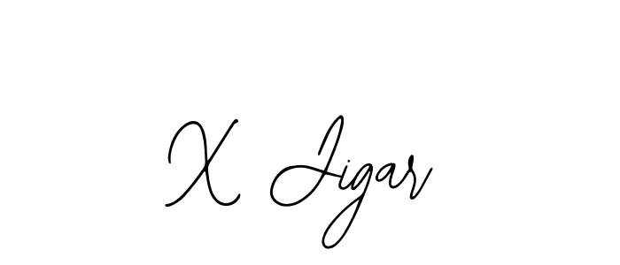 You should practise on your own different ways (Bearetta-2O07w) to write your name (X Jigar) in signature. don't let someone else do it for you. X Jigar signature style 12 images and pictures png