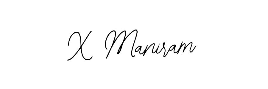 Make a beautiful signature design for name X Maniram. With this signature (Bearetta-2O07w) style, you can create a handwritten signature for free. X Maniram signature style 12 images and pictures png