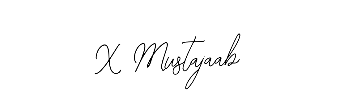 if you are searching for the best signature style for your name X Mustajaab. so please give up your signature search. here we have designed multiple signature styles  using Bearetta-2O07w. X Mustajaab signature style 12 images and pictures png