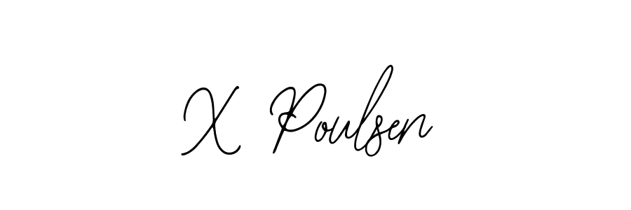 Best and Professional Signature Style for X Poulsen. Bearetta-2O07w Best Signature Style Collection. X Poulsen signature style 12 images and pictures png