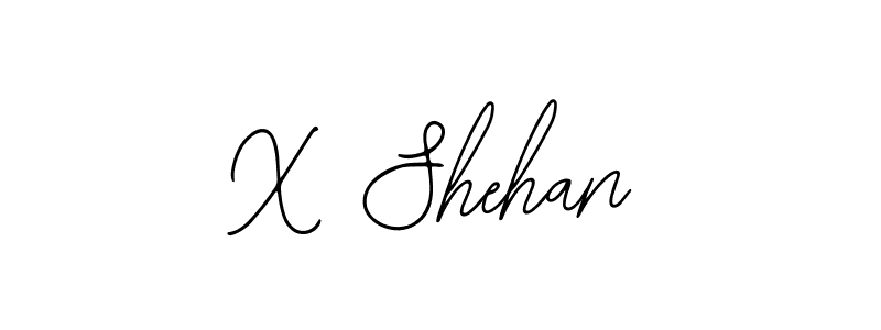 The best way (Bearetta-2O07w) to make a short signature is to pick only two or three words in your name. The name X Shehan include a total of six letters. For converting this name. X Shehan signature style 12 images and pictures png