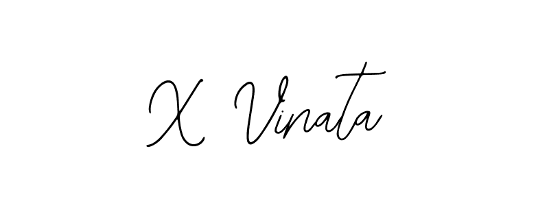 X Vinata stylish signature style. Best Handwritten Sign (Bearetta-2O07w) for my name. Handwritten Signature Collection Ideas for my name X Vinata. X Vinata signature style 12 images and pictures png