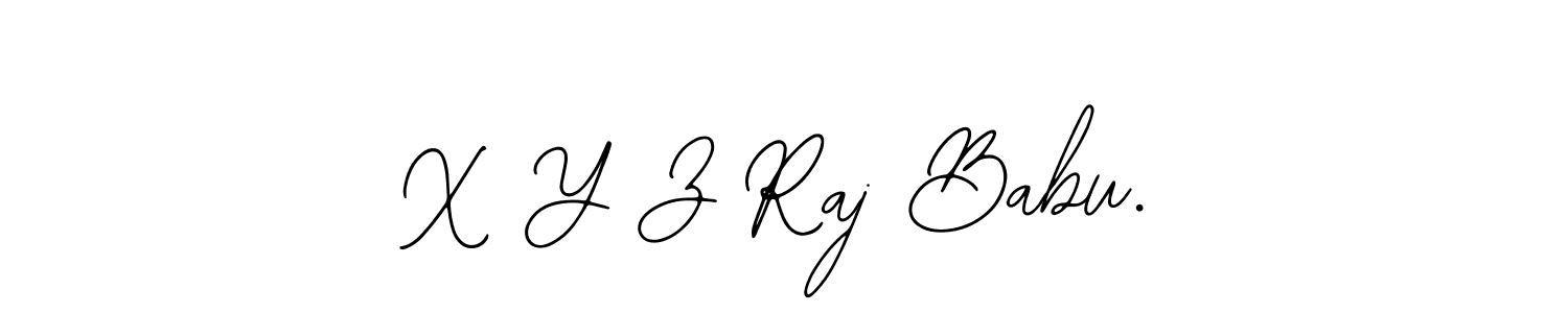 Also You can easily find your signature by using the search form. We will create X Y Z Raj Babu. name handwritten signature images for you free of cost using Bearetta-2O07w sign style. X Y Z Raj Babu. signature style 12 images and pictures png
