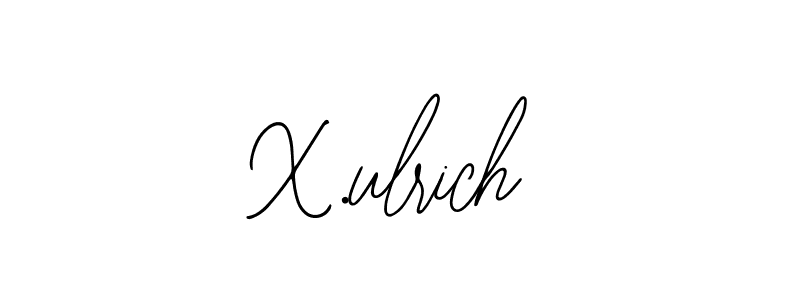 Best and Professional Signature Style for X.ulrich. Bearetta-2O07w Best Signature Style Collection. X.ulrich signature style 12 images and pictures png