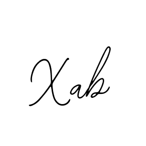The best way (Bearetta-2O07w) to make a short signature is to pick only two or three words in your name. The name Xab include a total of six letters. For converting this name. Xab signature style 12 images and pictures png