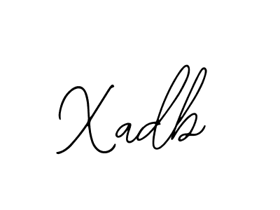 if you are searching for the best signature style for your name Xadb. so please give up your signature search. here we have designed multiple signature styles  using Bearetta-2O07w. Xadb signature style 12 images and pictures png