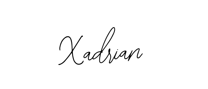Use a signature maker to create a handwritten signature online. With this signature software, you can design (Bearetta-2O07w) your own signature for name Xadrian. Xadrian signature style 12 images and pictures png