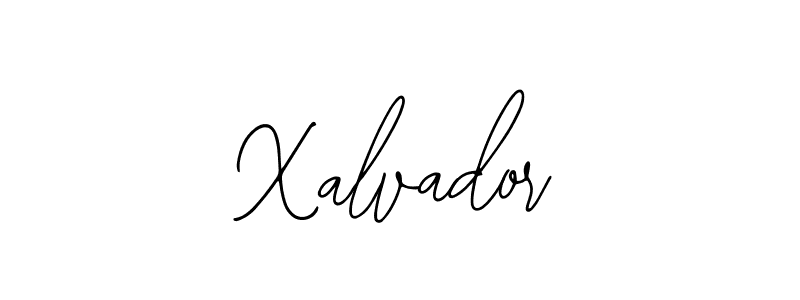 Best and Professional Signature Style for Xalvador. Bearetta-2O07w Best Signature Style Collection. Xalvador signature style 12 images and pictures png