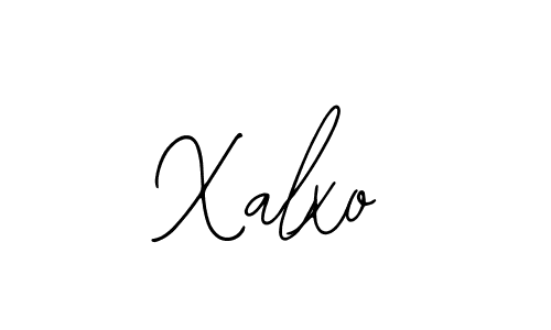 Design your own signature with our free online signature maker. With this signature software, you can create a handwritten (Bearetta-2O07w) signature for name Xalxo. Xalxo signature style 12 images and pictures png