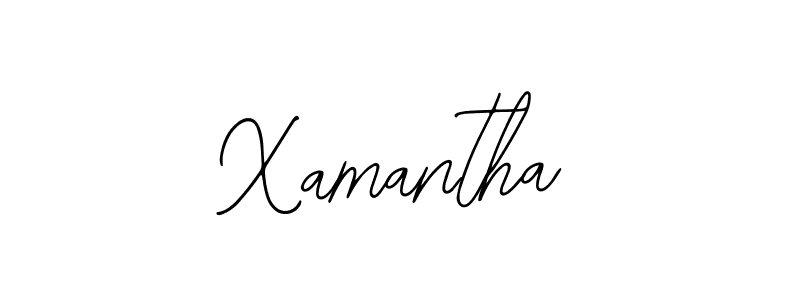 How to make Xamantha signature? Bearetta-2O07w is a professional autograph style. Create handwritten signature for Xamantha name. Xamantha signature style 12 images and pictures png