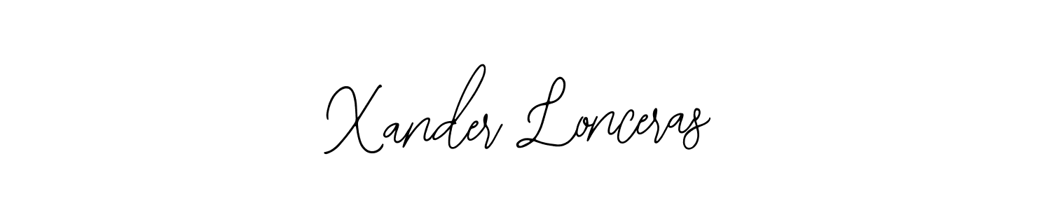 How to make Xander Lonceras signature? Bearetta-2O07w is a professional autograph style. Create handwritten signature for Xander Lonceras name. Xander Lonceras signature style 12 images and pictures png