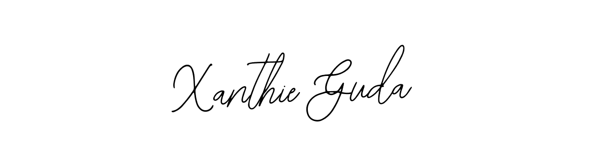 This is the best signature style for the Xanthie Guda name. Also you like these signature font (Bearetta-2O07w). Mix name signature. Xanthie Guda signature style 12 images and pictures png