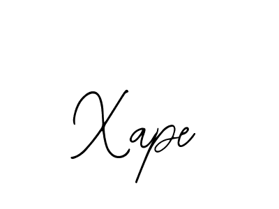 How to make Xape signature? Bearetta-2O07w is a professional autograph style. Create handwritten signature for Xape name. Xape signature style 12 images and pictures png