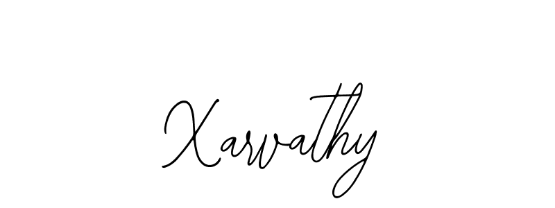 How to make Xarvathy signature? Bearetta-2O07w is a professional autograph style. Create handwritten signature for Xarvathy name. Xarvathy signature style 12 images and pictures png