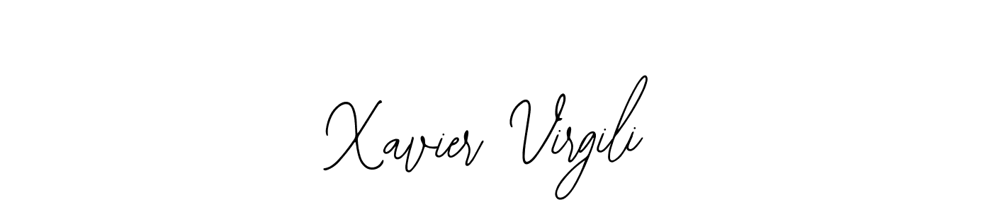 Similarly Bearetta-2O07w is the best handwritten signature design. Signature creator online .You can use it as an online autograph creator for name Xavier Virgili. Xavier Virgili signature style 12 images and pictures png