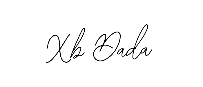 You should practise on your own different ways (Bearetta-2O07w) to write your name (Xb Dada) in signature. don't let someone else do it for you. Xb Dada signature style 12 images and pictures png