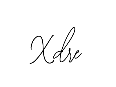 The best way (Bearetta-2O07w) to make a short signature is to pick only two or three words in your name. The name Xdre include a total of six letters. For converting this name. Xdre signature style 12 images and pictures png