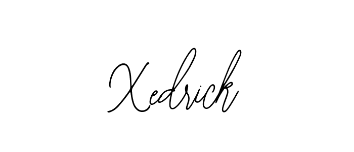 Design your own signature with our free online signature maker. With this signature software, you can create a handwritten (Bearetta-2O07w) signature for name Xedrick. Xedrick signature style 12 images and pictures png
