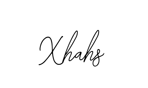 Bearetta-2O07w is a professional signature style that is perfect for those who want to add a touch of class to their signature. It is also a great choice for those who want to make their signature more unique. Get Xhahs name to fancy signature for free. Xhahs signature style 12 images and pictures png