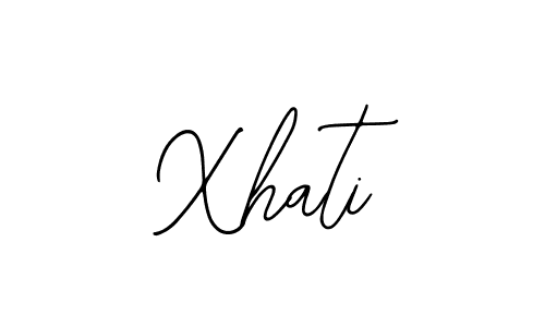 You should practise on your own different ways (Bearetta-2O07w) to write your name (Xhati) in signature. don't let someone else do it for you. Xhati signature style 12 images and pictures png