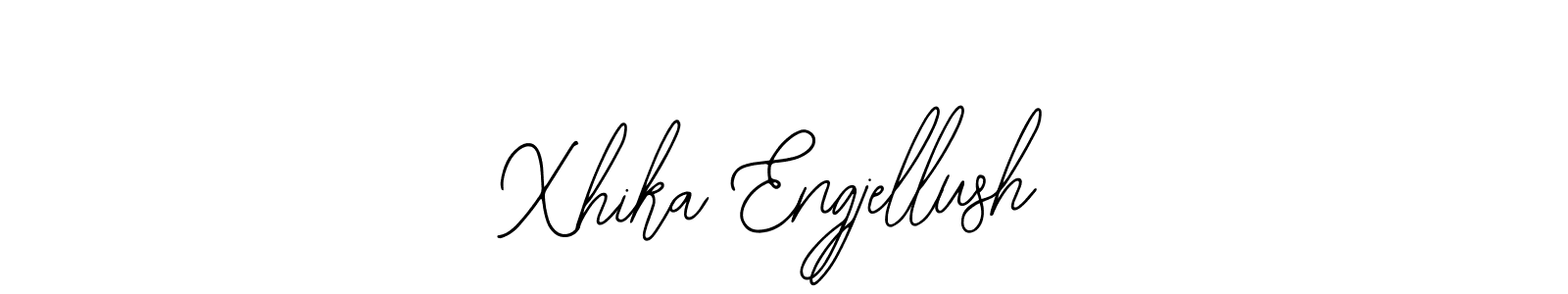 Xhika Engjellush stylish signature style. Best Handwritten Sign (Bearetta-2O07w) for my name. Handwritten Signature Collection Ideas for my name Xhika Engjellush. Xhika Engjellush signature style 12 images and pictures png