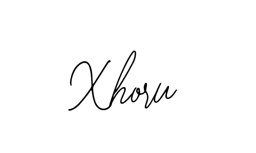 Xhoru stylish signature style. Best Handwritten Sign (Bearetta-2O07w) for my name. Handwritten Signature Collection Ideas for my name Xhoru. Xhoru signature style 12 images and pictures png