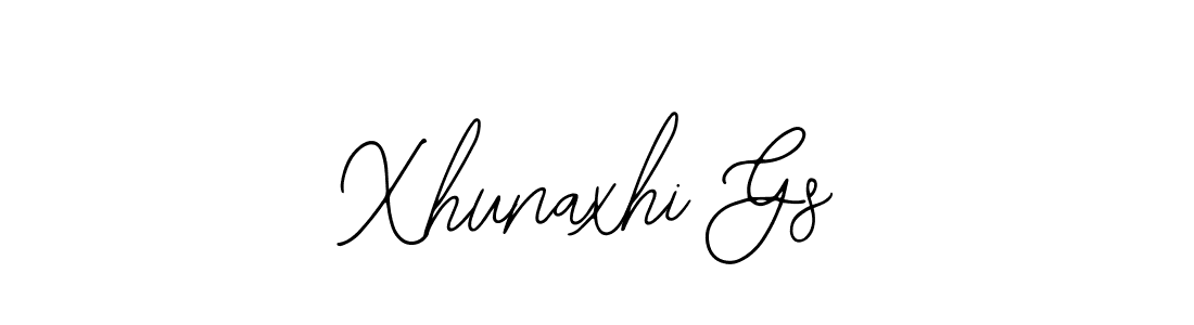Bearetta-2O07w is a professional signature style that is perfect for those who want to add a touch of class to their signature. It is also a great choice for those who want to make their signature more unique. Get Xhunaxhi Gs name to fancy signature for free. Xhunaxhi Gs signature style 12 images and pictures png