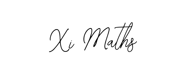 Xi Maths stylish signature style. Best Handwritten Sign (Bearetta-2O07w) for my name. Handwritten Signature Collection Ideas for my name Xi Maths. Xi Maths signature style 12 images and pictures png