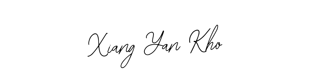 Similarly Bearetta-2O07w is the best handwritten signature design. Signature creator online .You can use it as an online autograph creator for name Xiang Yan Kho. Xiang Yan Kho signature style 12 images and pictures png