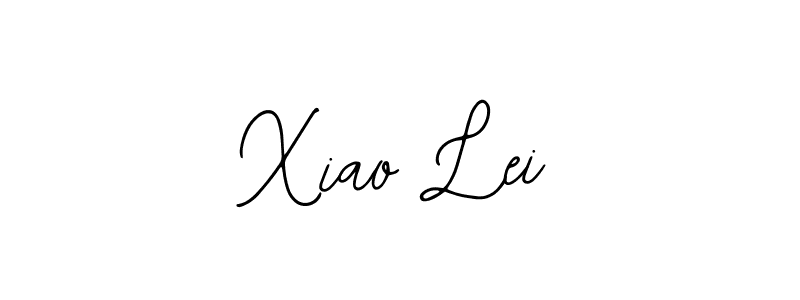 You should practise on your own different ways (Bearetta-2O07w) to write your name (Xiao Lei) in signature. don't let someone else do it for you. Xiao Lei signature style 12 images and pictures png